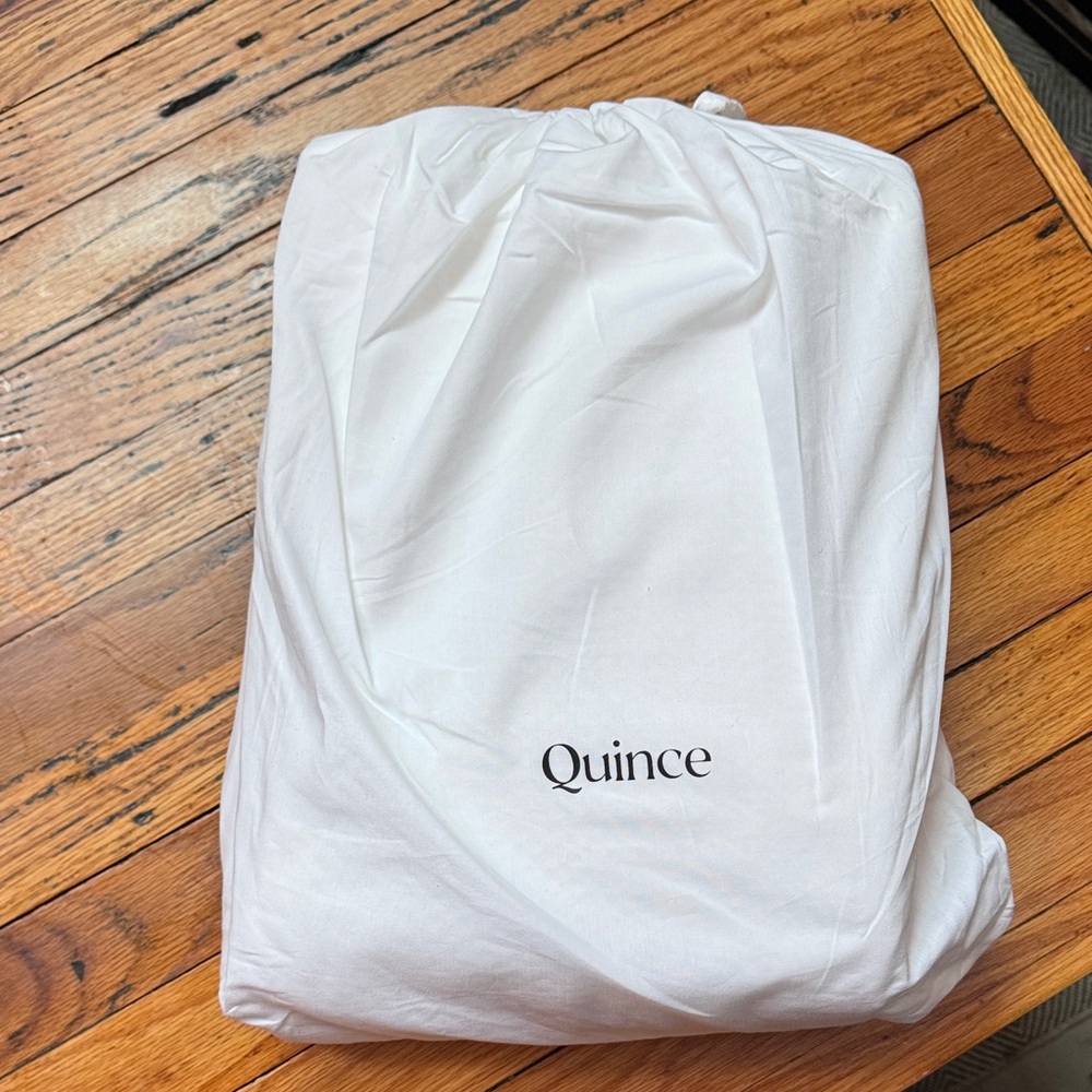 Quince Classic White Bedding Cover Set